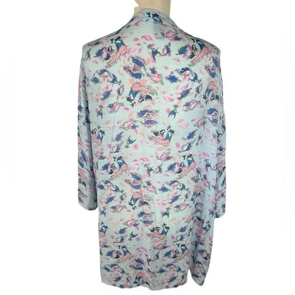 Disney Women’s Blue & Purple Pocahontas Colors Of The Wind Open Front Kimono - Picture 5 of 7